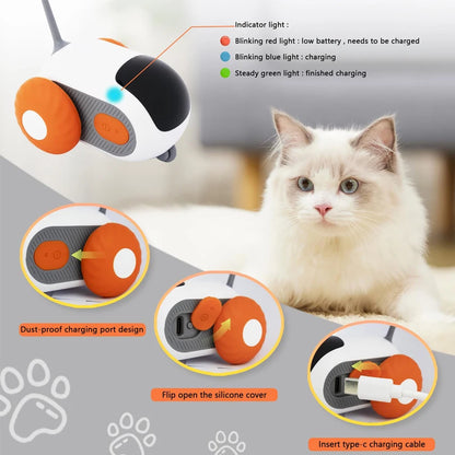 Feline Formula 1: The Remote-Controlled Rodent Racer for Paws-itively Purr-fect Playtime!